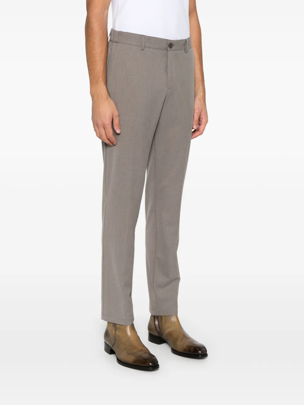 BOSS Broek met toelopende pijpen Grijs