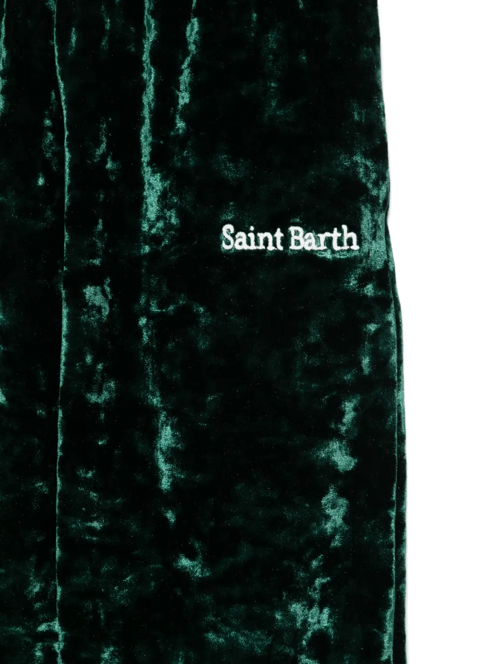 MC2 Saint Barth Kids Trainingsbroek met geborduurd logo Groen