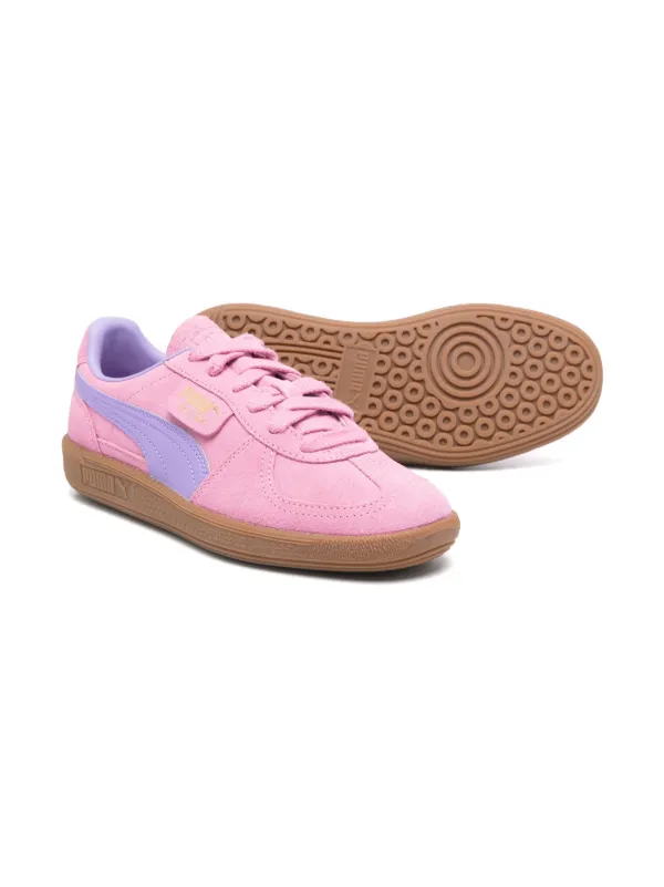 Puma suede purple kids sales