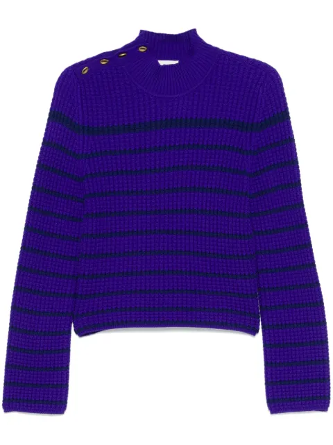 Forte Forte high-neck striped sweater