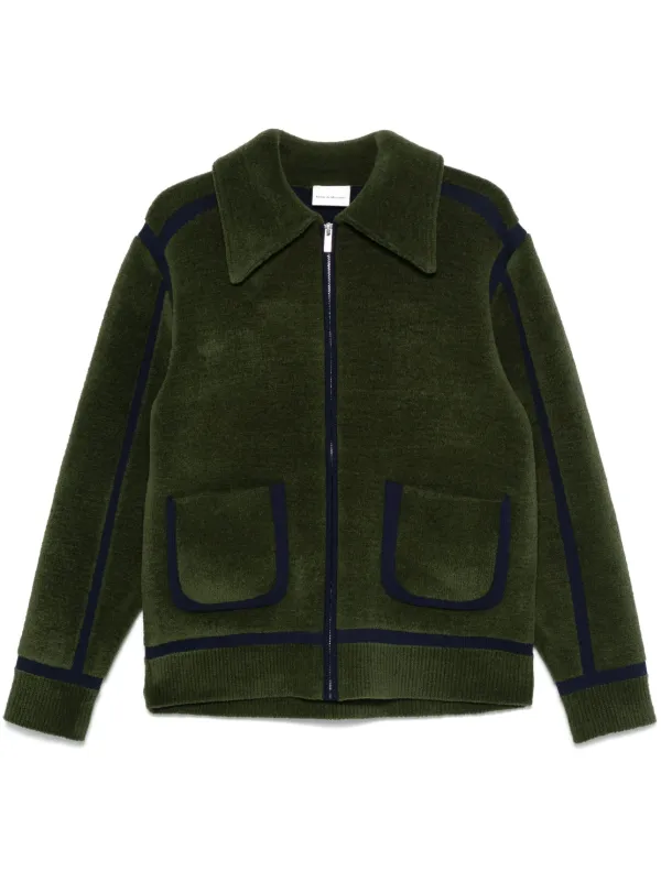 Drôle De Monsieur La Veste Maille Jacket | Green | FARFETCH