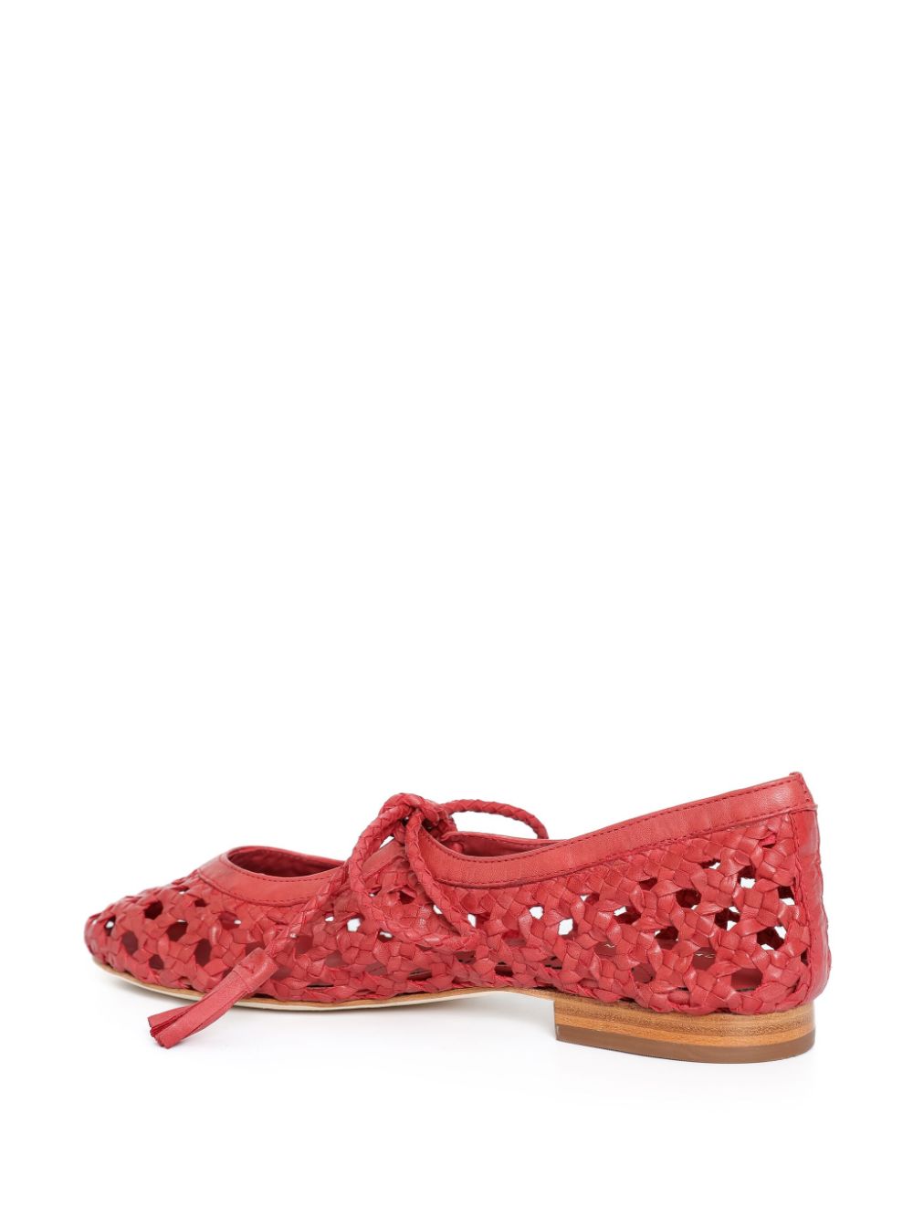 Sarah Chofakian Yard ballerina shoes Red