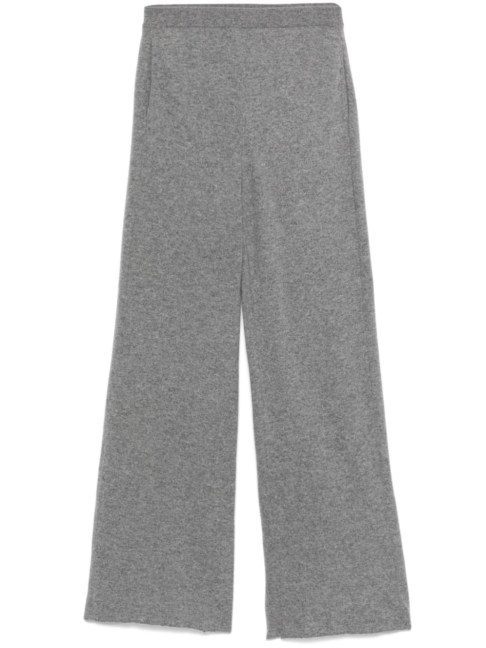 Shop Nude Knitted Trousers In Grey