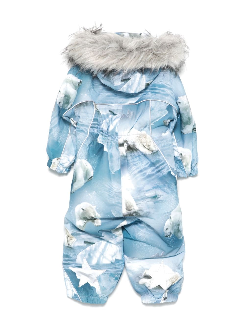 Molo Pyxis Fur snowsuit - Blauw