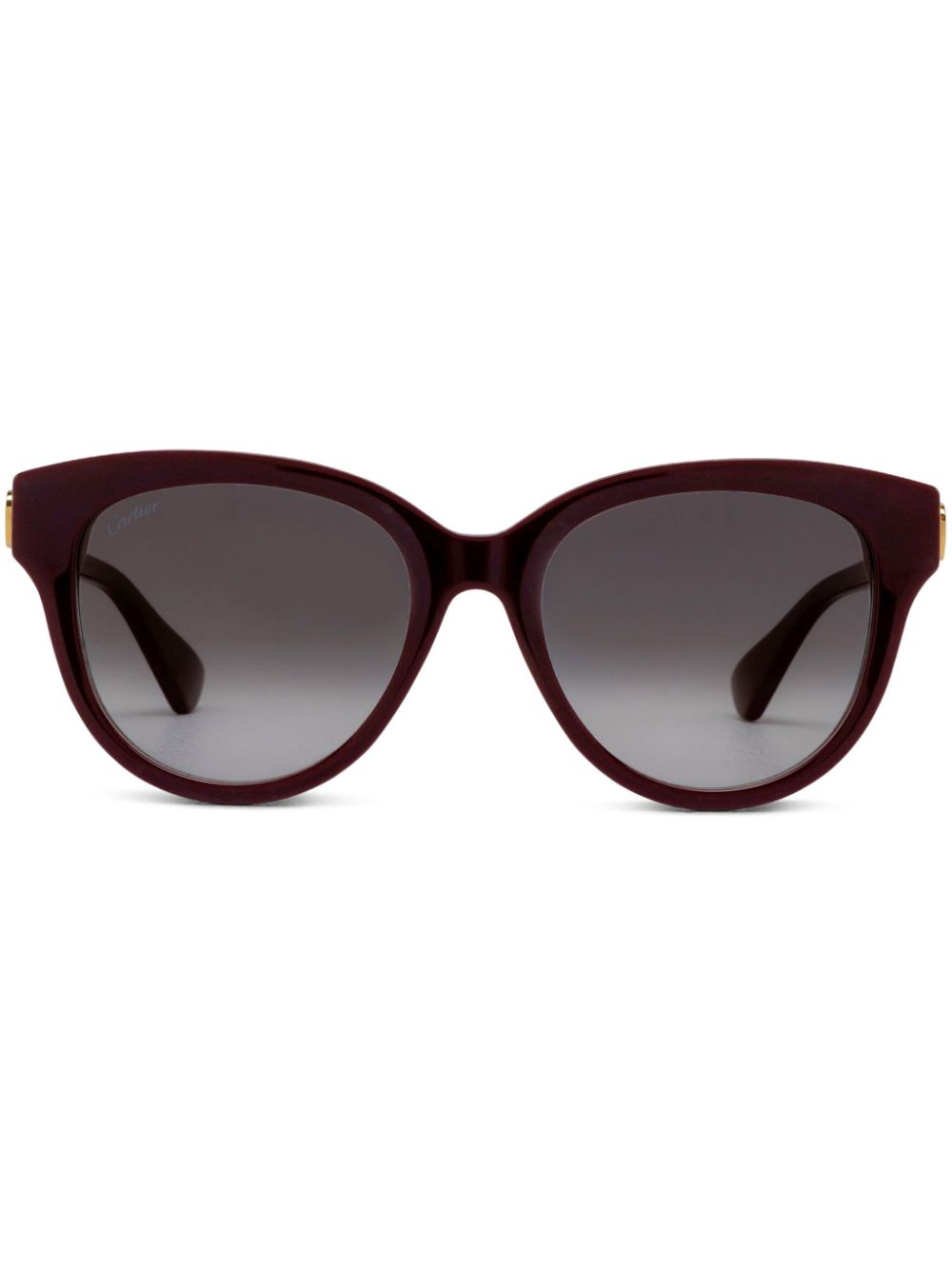 Cartier Eyewear Zonnebril met rond montuur Rood