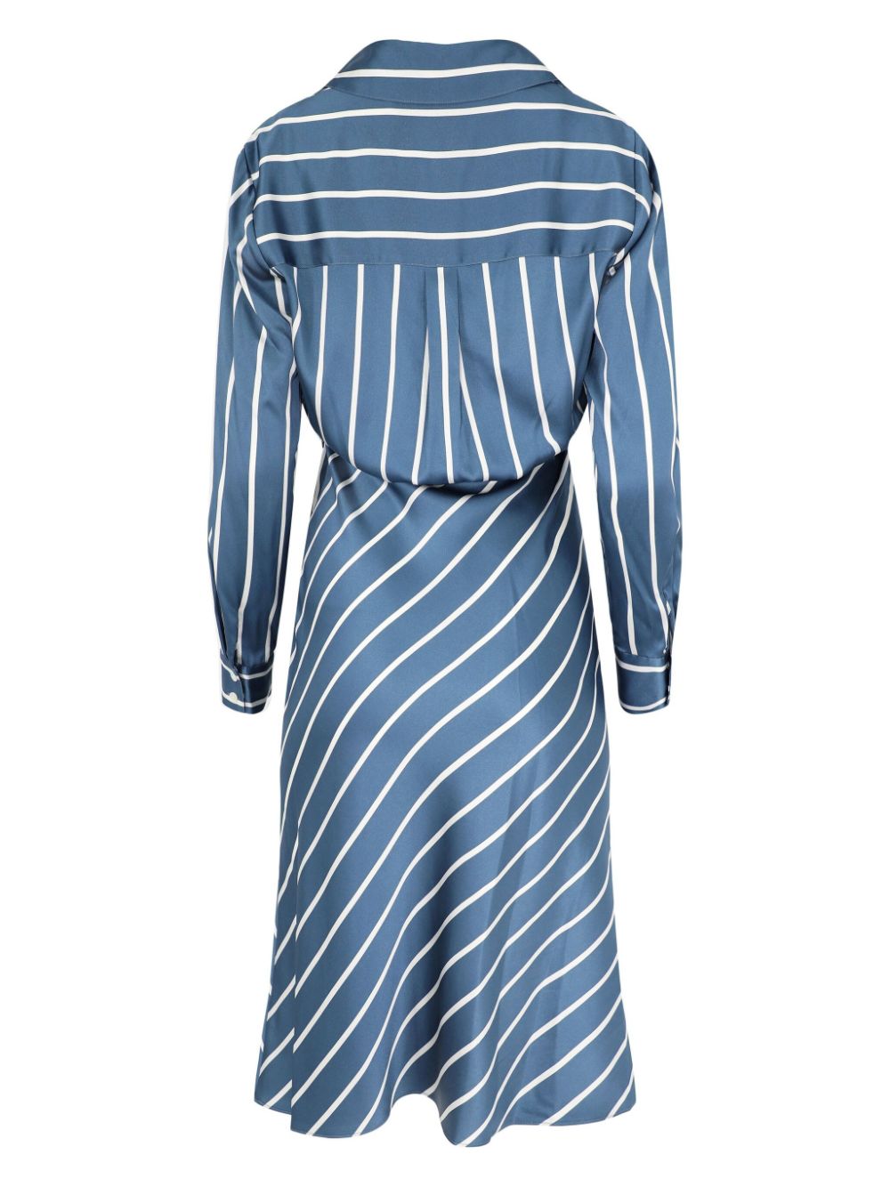 Shop Veronica Beard Otis Midi Dress In Blue