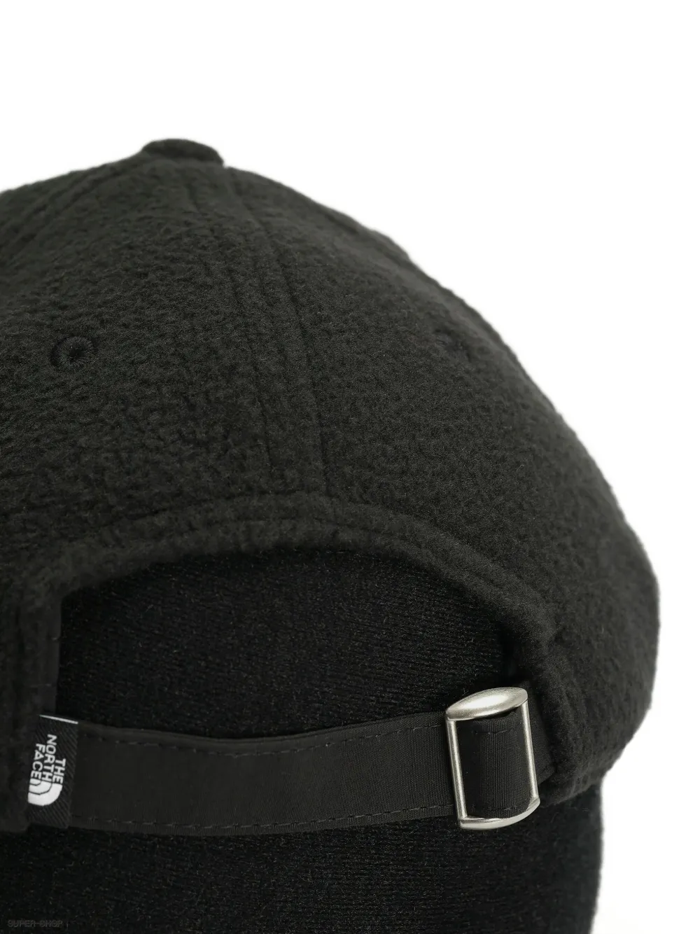 The North Face Logo-embroidered Fleece Cap In Black