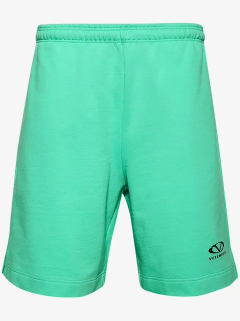 VETEMENTS shorts deportivos con logo ovalado