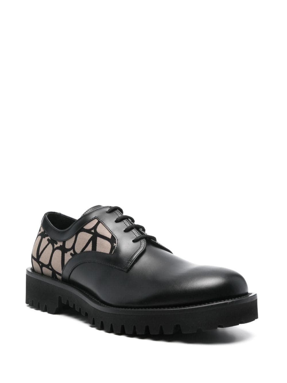 Valentino Garavani Toile Iconographe Derby shoes - Zwart