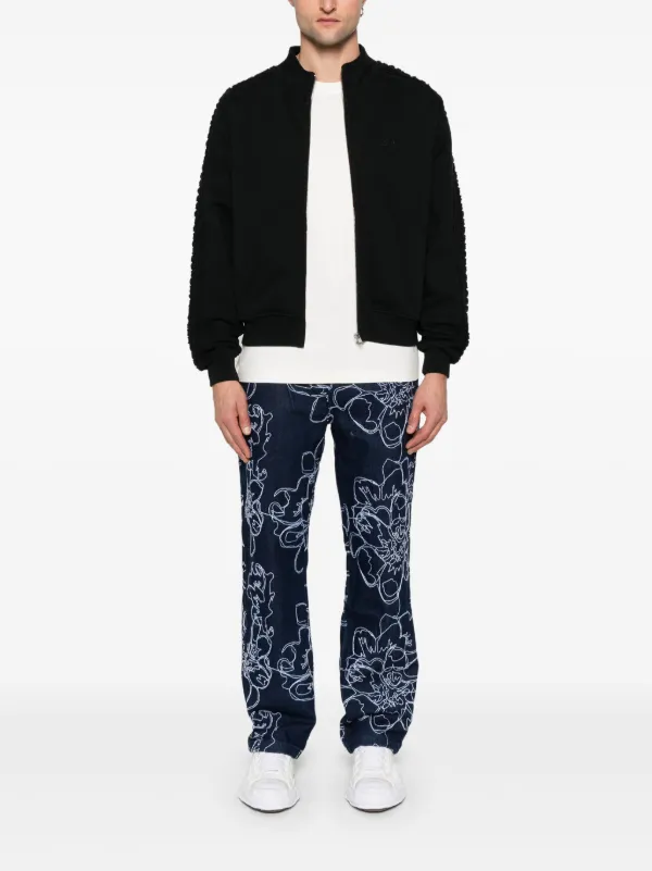 Arte Antwerp Flower Tape Jacket | Black | FARFETCH