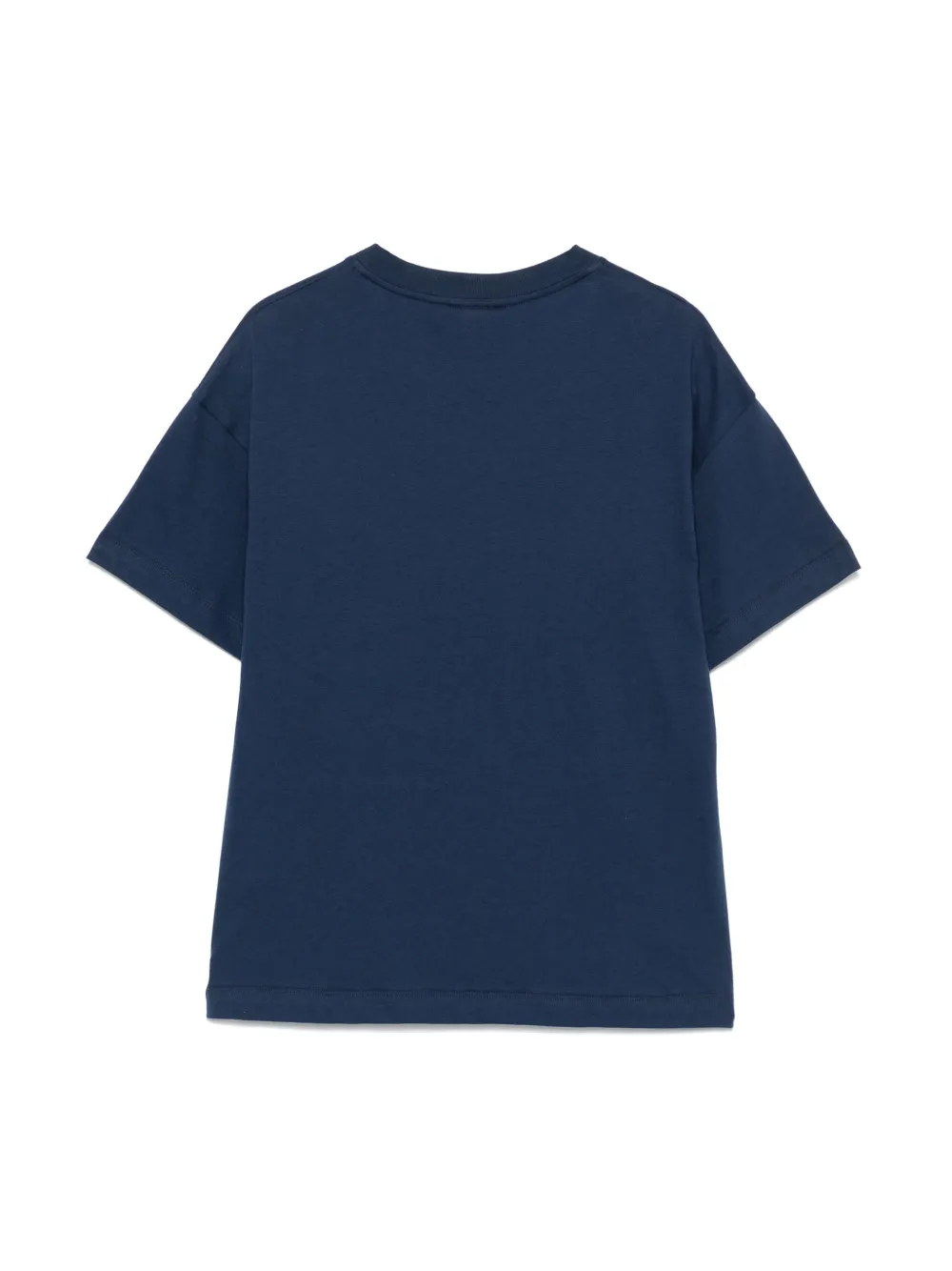 Fendi Kids T-shirt met logoprint Blauw