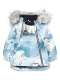 Molo Hopla Fur jacket - Blue