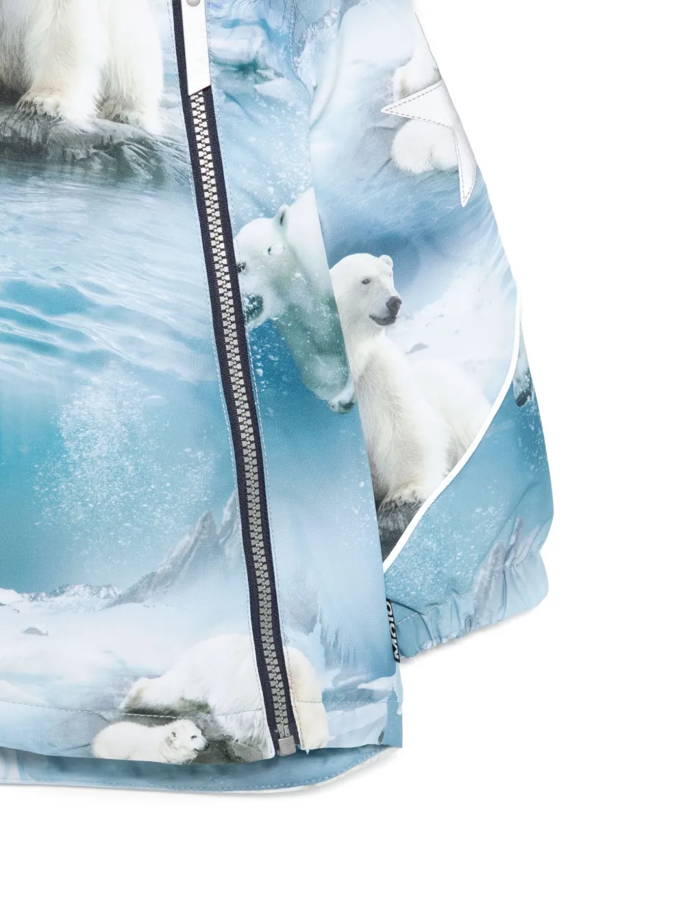Molo Hopla bontjack Blauw
