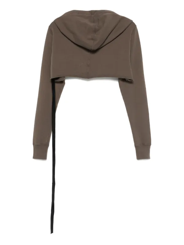 Rick Owens DRKSHDW クロップド パーカー | グレー | FARFETCH JP