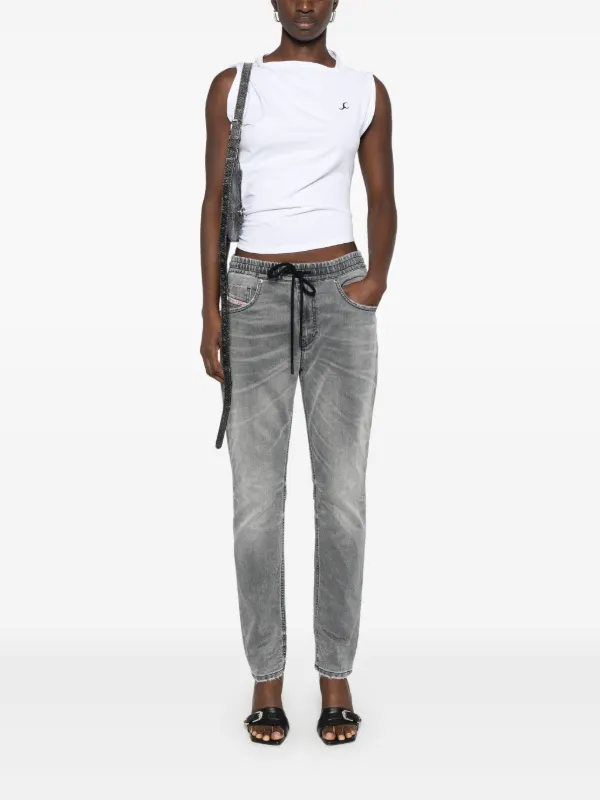 DIESEL>>ディーゼル 2031 D-Krailey ドローストリング ジーンズ Diesel 2031 D-Krailey ジーンズ | グレー | FARFETCH JP