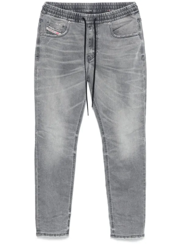 DIESEL>>ディーゼル 2031 D-Krailey ドローストリング ジーンズ Diesel 2031 D-Krailey ジーンズ | グレー | FARFETCH JP