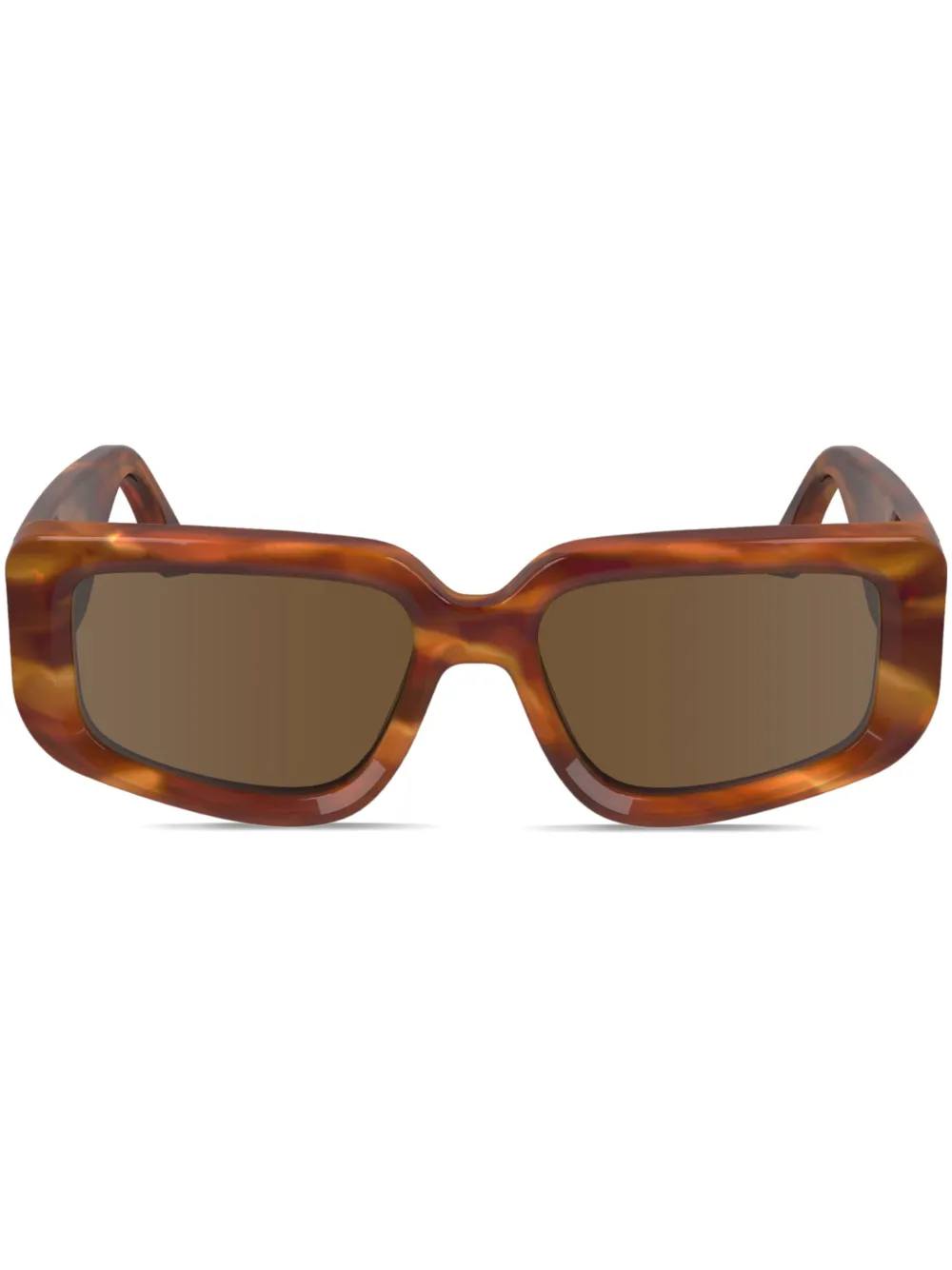 Victoria Beckham Eyewear Occhiali da sole squadrati - Marrone
