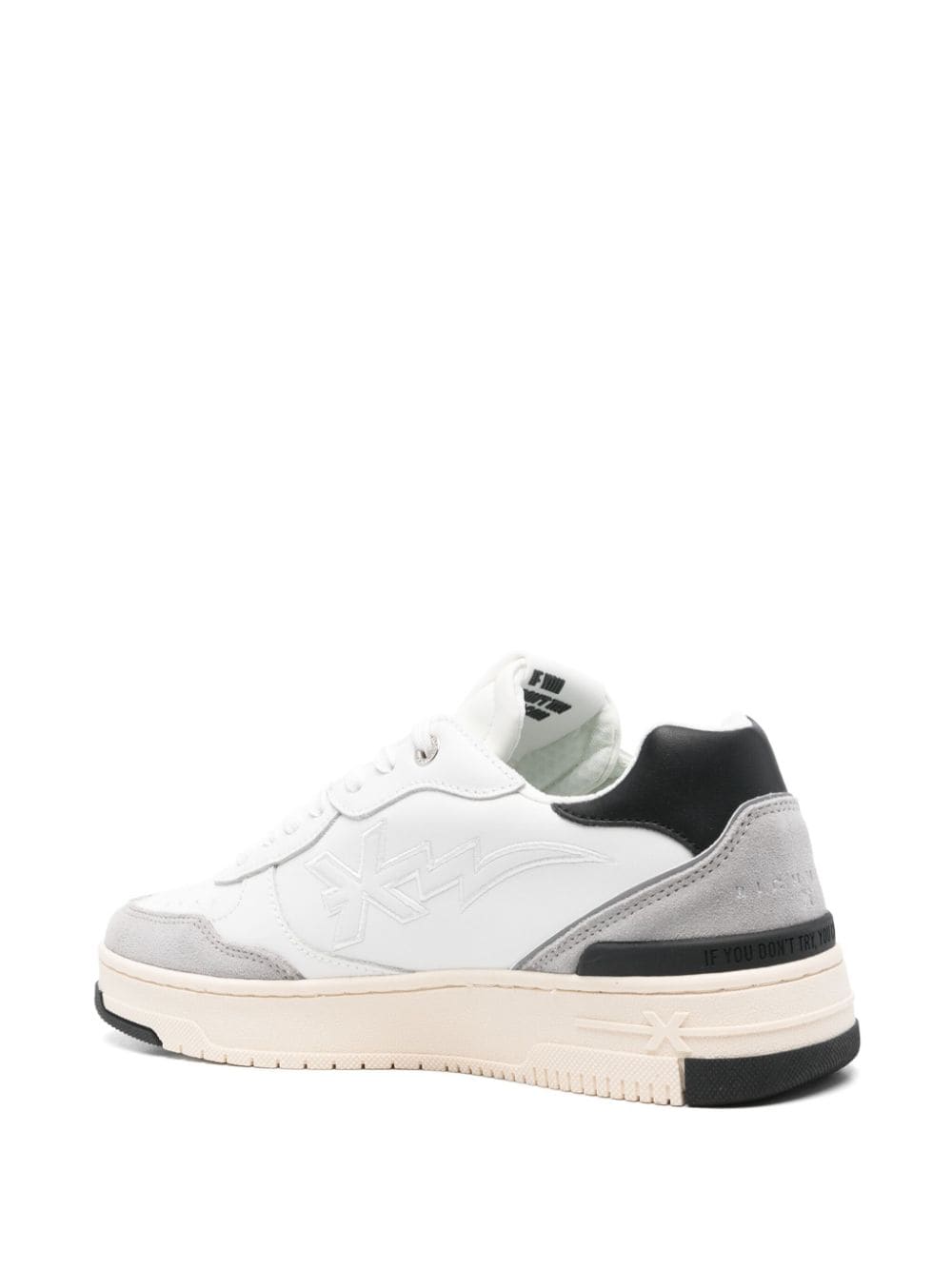 John Richmond Sneakers met geborduurd logo Wit