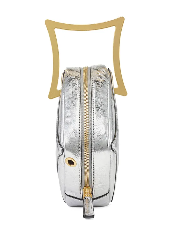 MCM Mini Diamond Crossbody Bag | Silver | FARFETCH