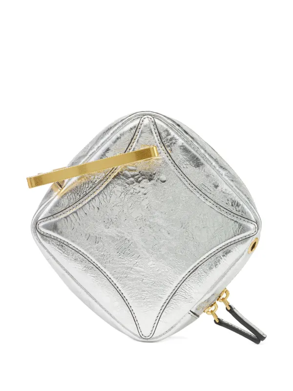 MCM Mini Diamond Crossbody Bag | Silver | FARFETCH