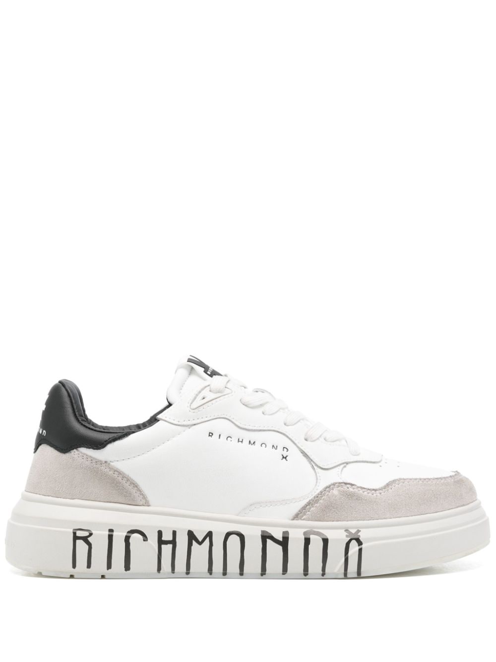 John Richmond Sneakers met logoprint Beige