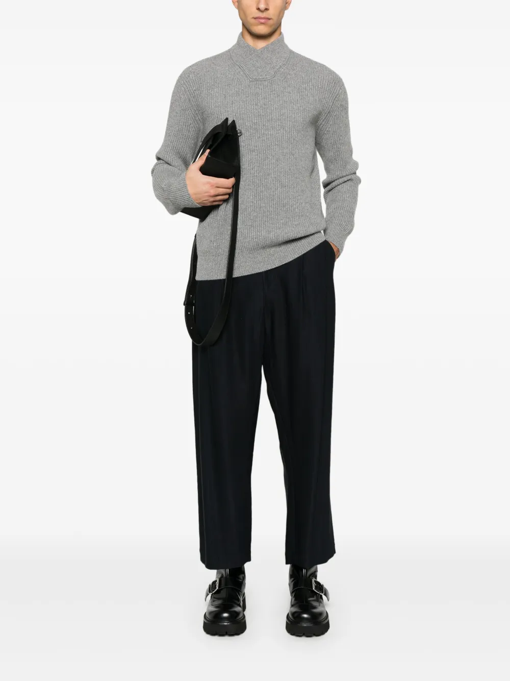 Zegna Kasjmier trui - Grijs
