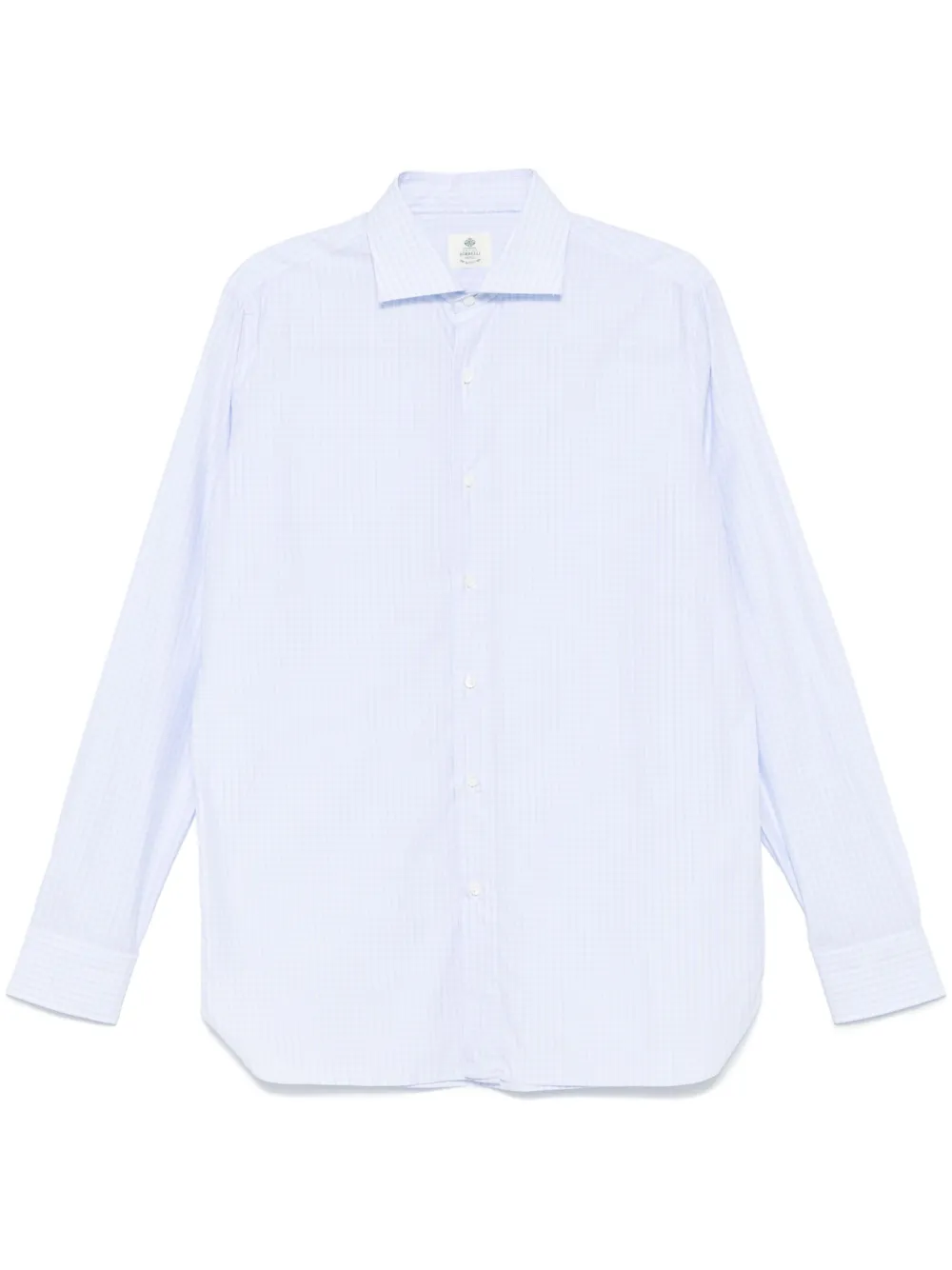 Borrelli check-pattern shirt | Blue | Image 1