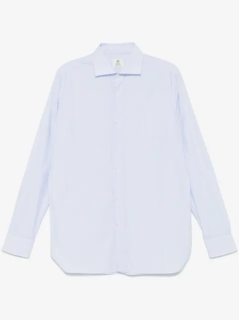 Borrelli check-pattern shirt