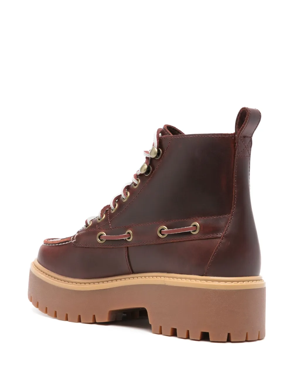 Timberland Stone Street Mid 7-Eye ankle boots Red