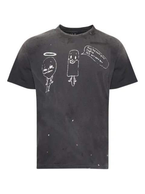 SAINT MXXXXXX T-Shirt mit Cartoon-Print