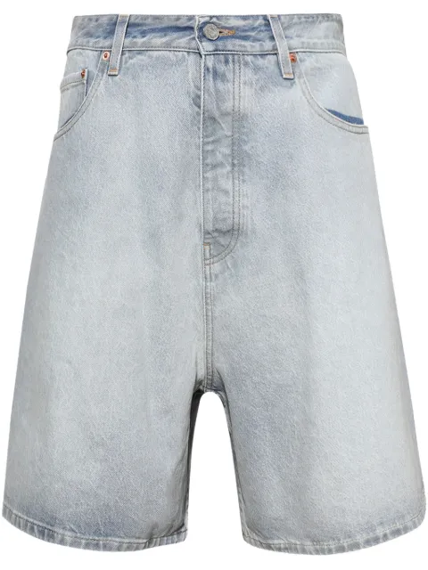 VETEMENTS shorts de mezclilla