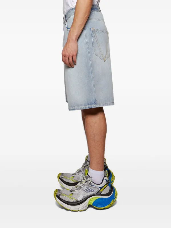 [VETEMENTS]ブルーデニムのショートパンツ VETEMENTS デニムショーツ | ブルー | FARFETCH JP