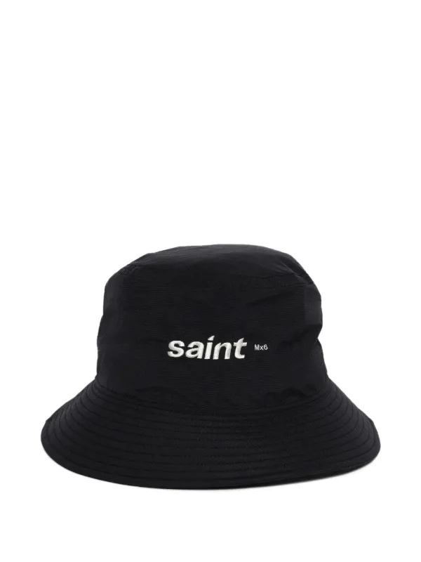 帽子 SAINT Mxxxxxx bucket hat black Saint Mxxxxxx Bucket Hat Black - SS23 - US