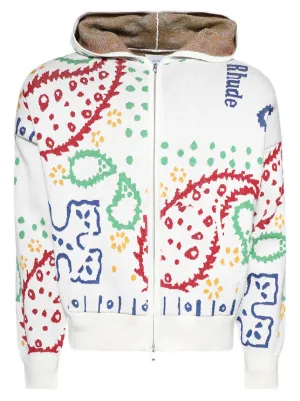Dolce & Gabbana graffiti-print cotton-blend Hoodie | White | FARFETCH