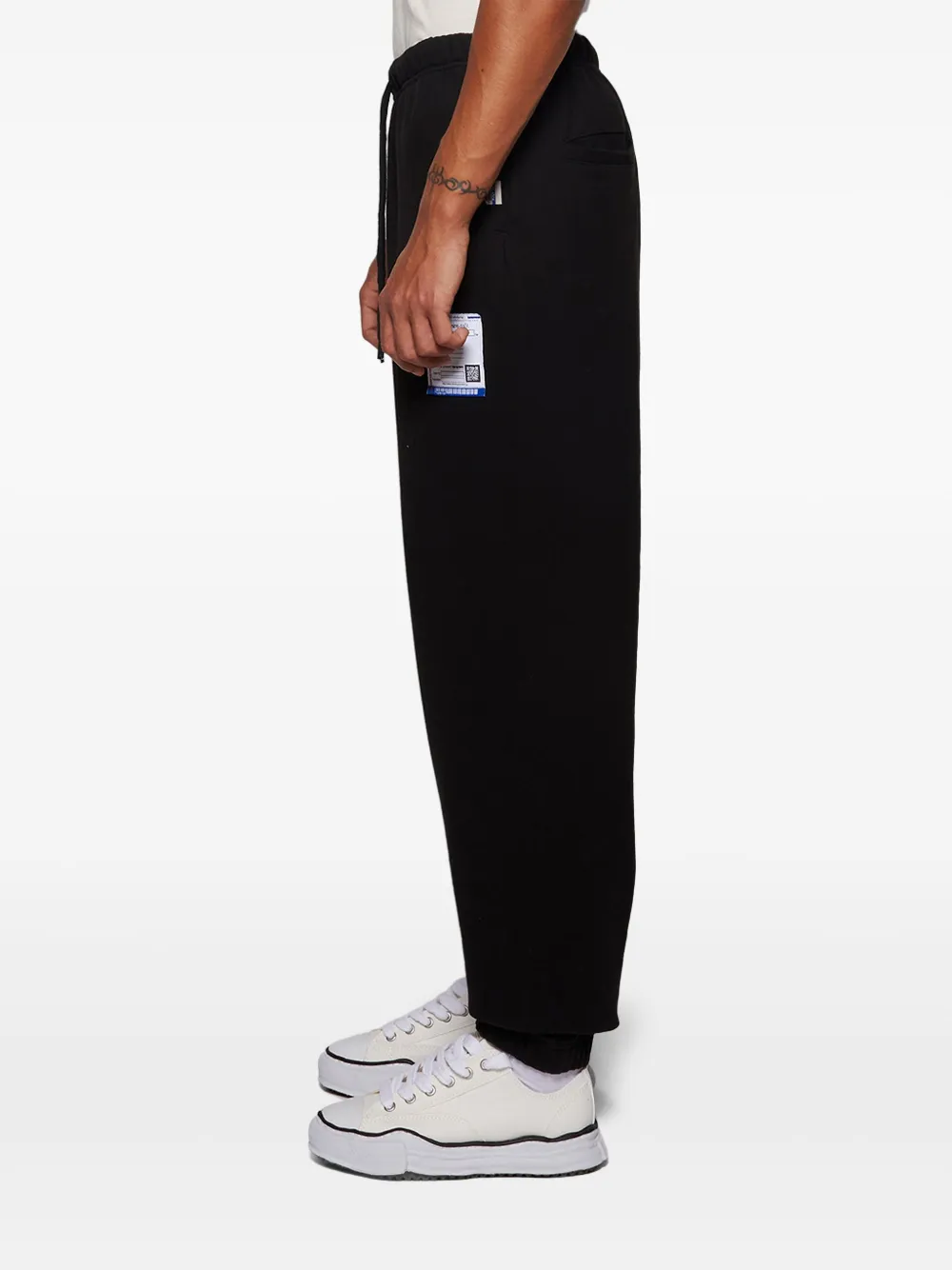 Miharayasuhiro Logo-appliqué Track Pants In Black