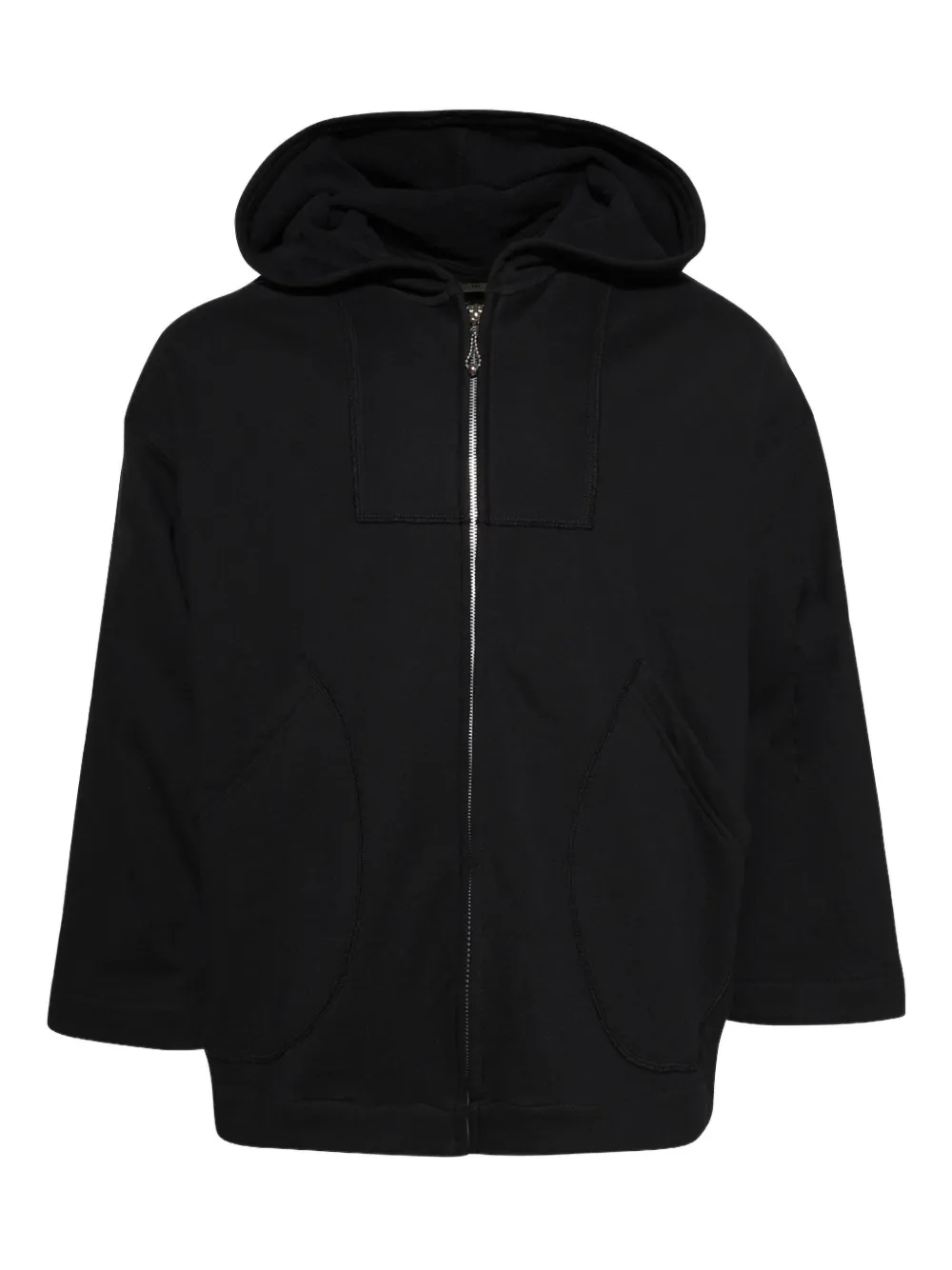 BODE Sideline hooded zip-up jacket Zwart