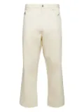 BODE logo-patch trousers - Neutrals