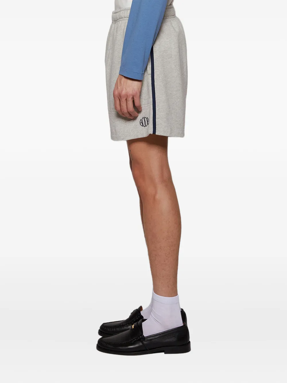 BODE Trainingsshorts met zijstreep Grijs