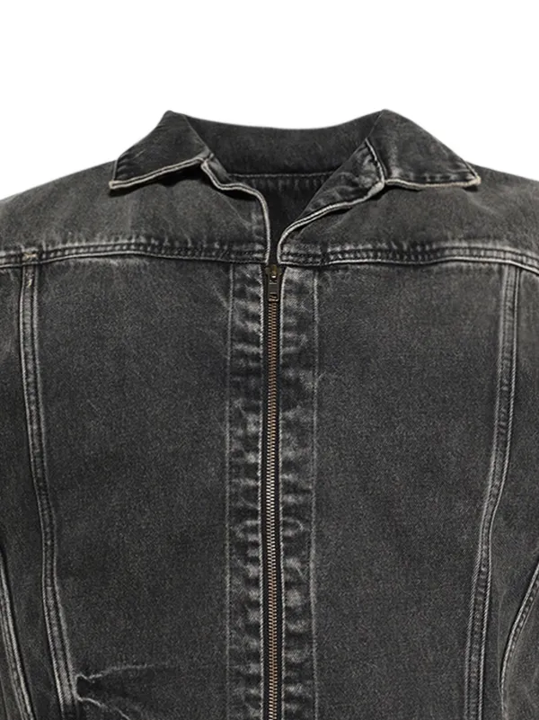 Martine Rose Denim Vest | Grey | FARFETCH JO