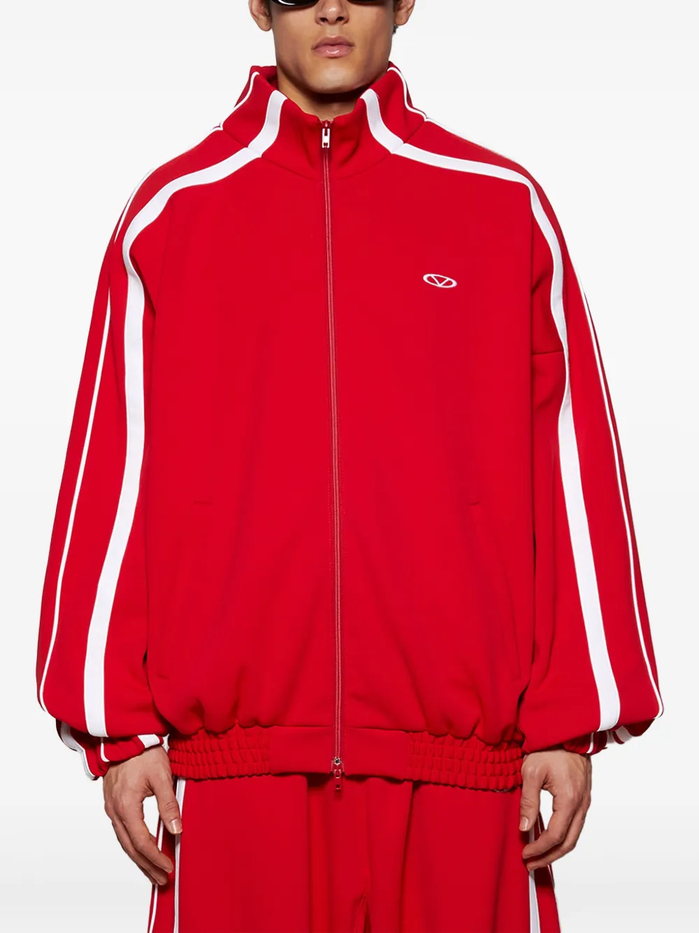 VETEMENTS Jack met geborduurd logo Rood