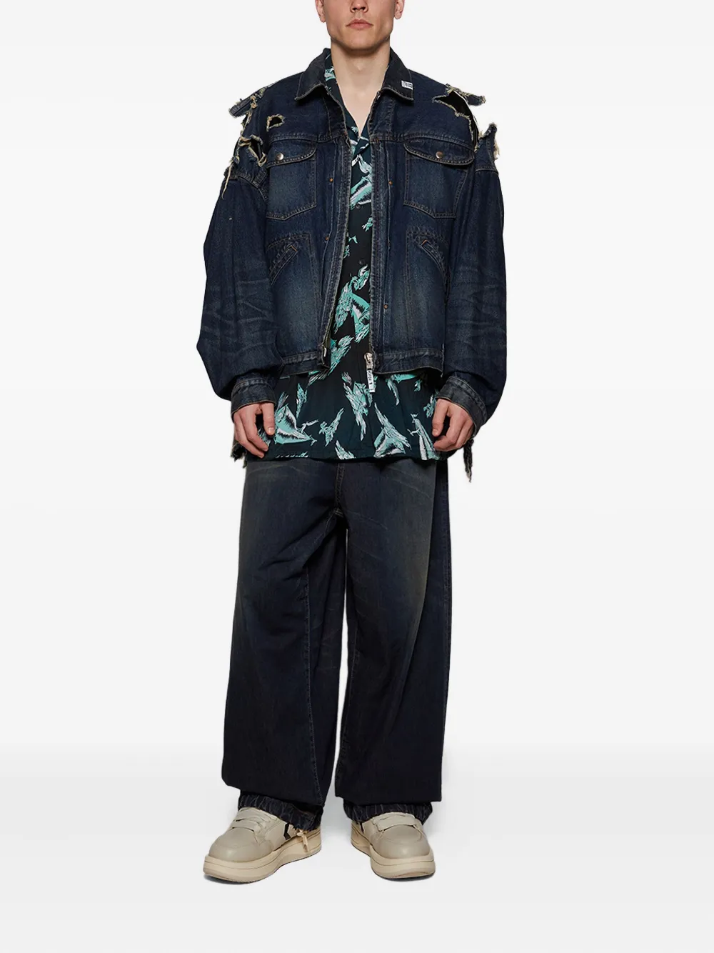 Maison MIHARA YASUHIRO camisa Aloha | negro | Image 1