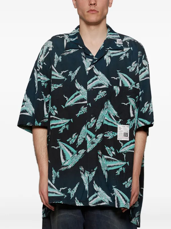 Maison MIHARA YASUHIRO Aloha Shirt | Black | FARFETCH
