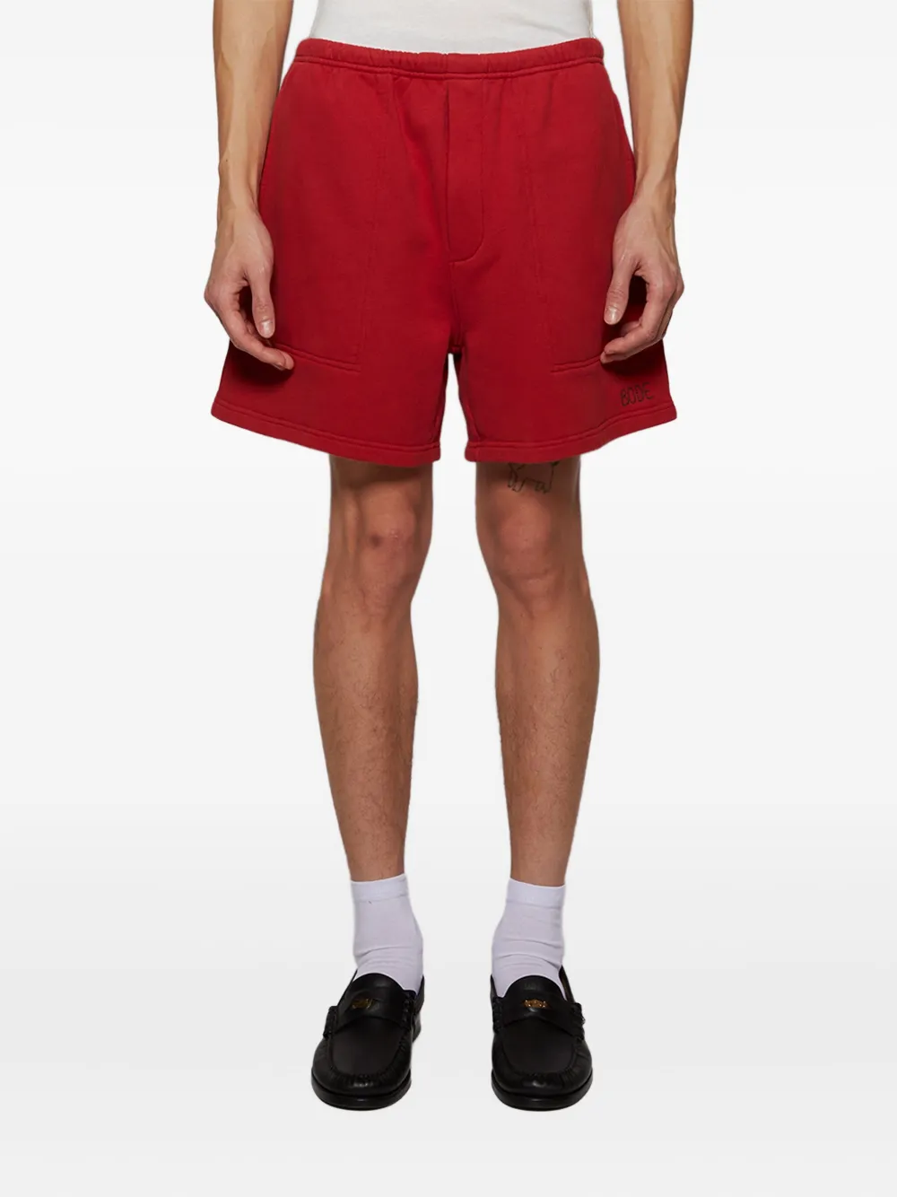 BODE Camper trainingsshorts Rood