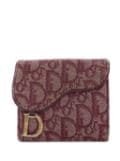 Christian Dior Pre-Owned 2000-2020 Oblique Saddle Compact Wallet small wallets - Red