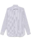 Borrelli pinstiped shirt - White