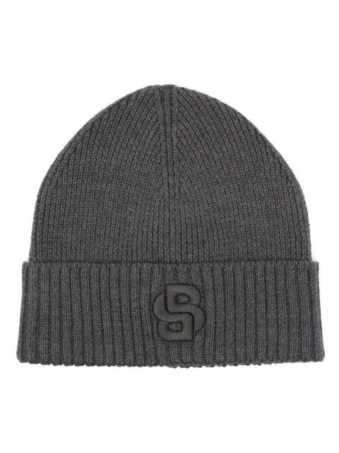 BOSS Beanie mit Logo-Stickerei