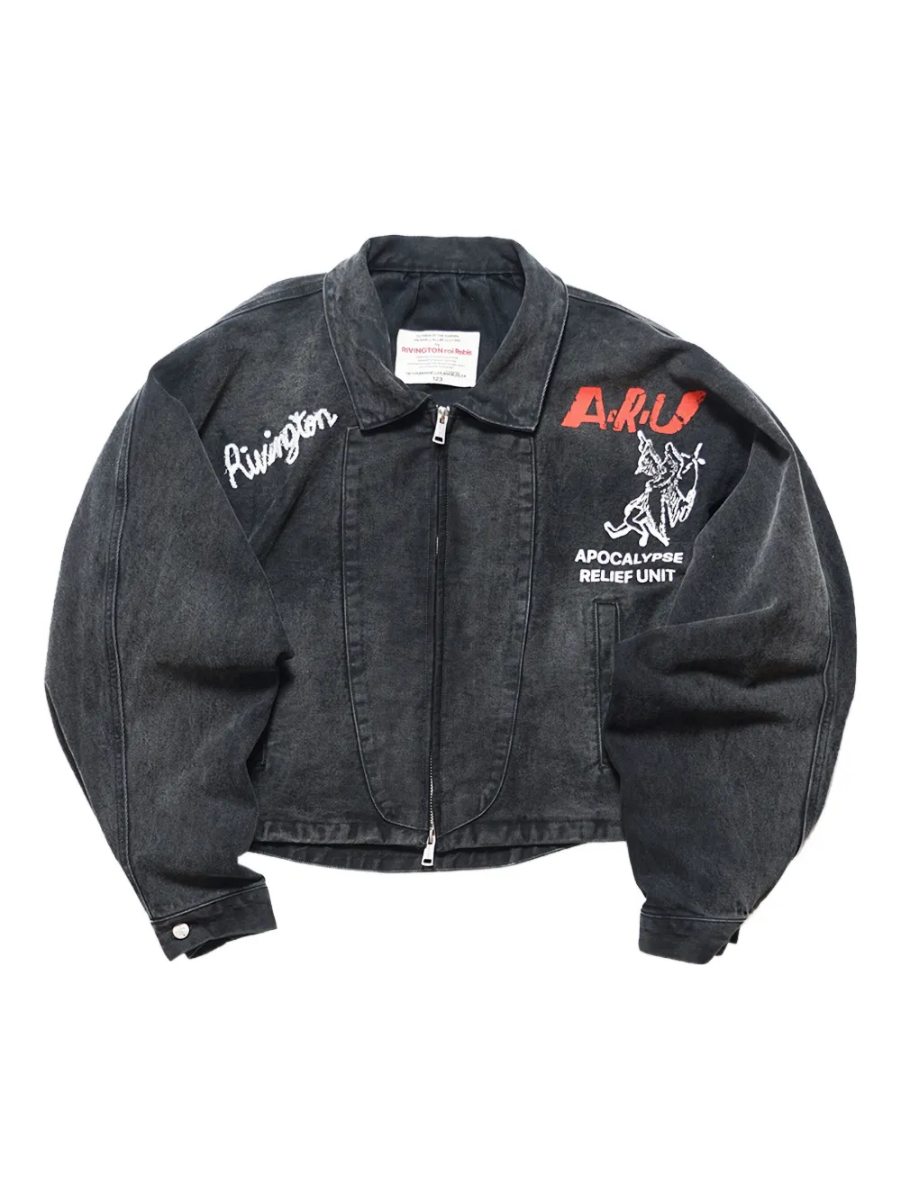 RRR123 cotton jacket | Black | Image 1