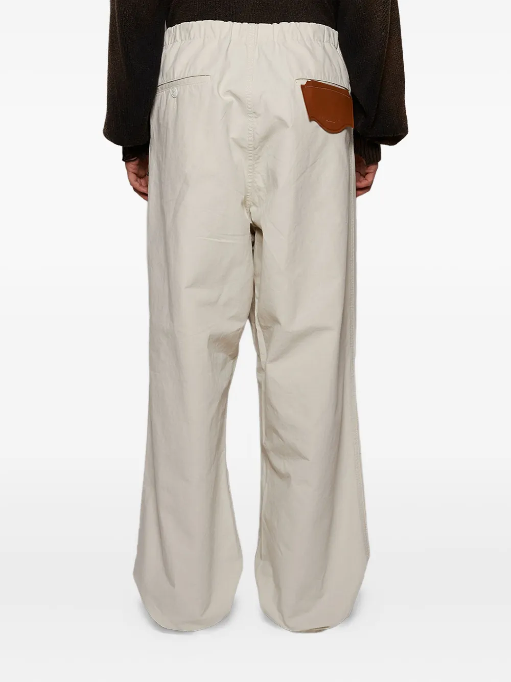 Maison MIHARA YASUHIRO Parachute broek Beige
