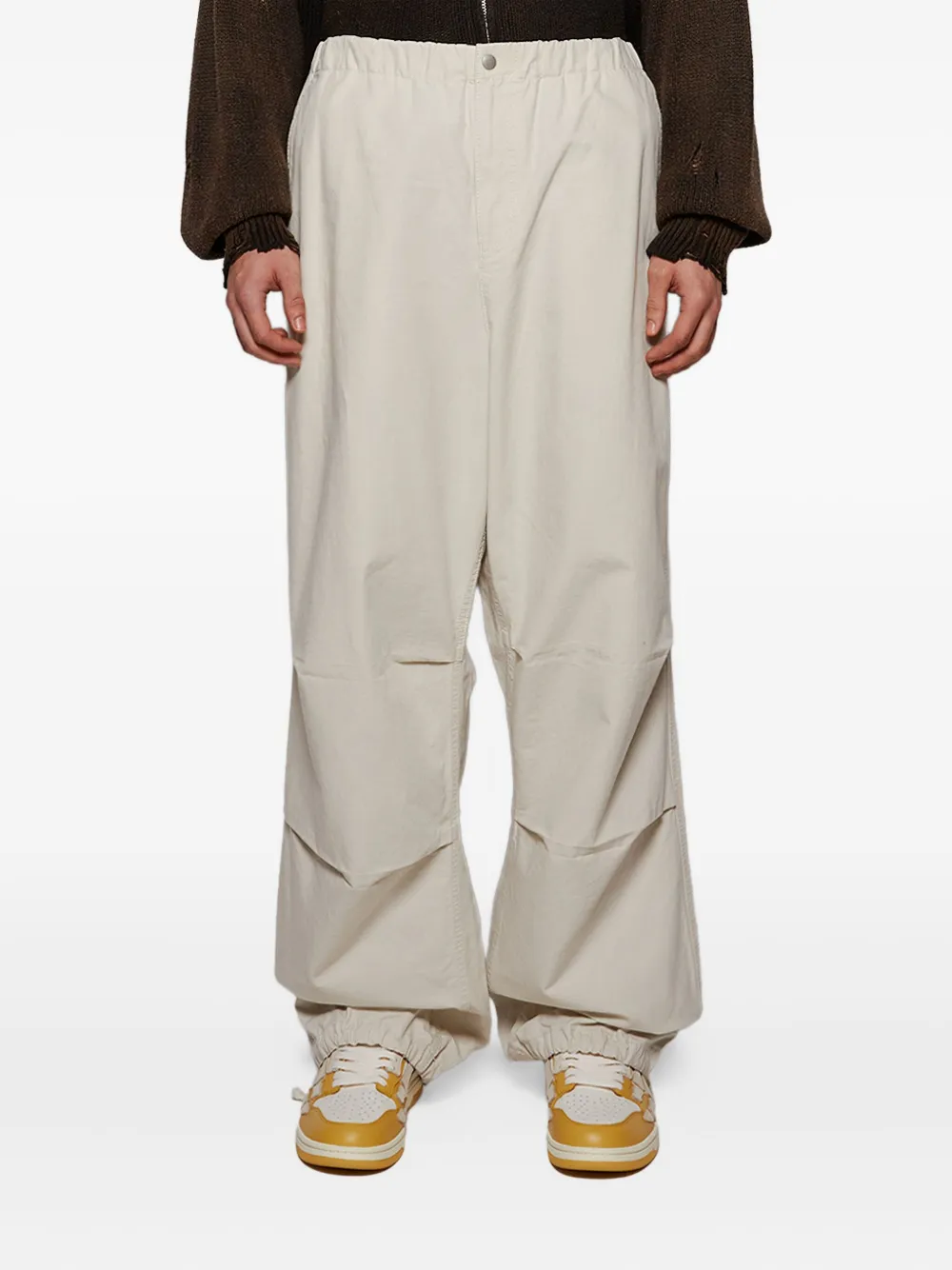 Maison MIHARA YASUHIRO Parachute broek Beige