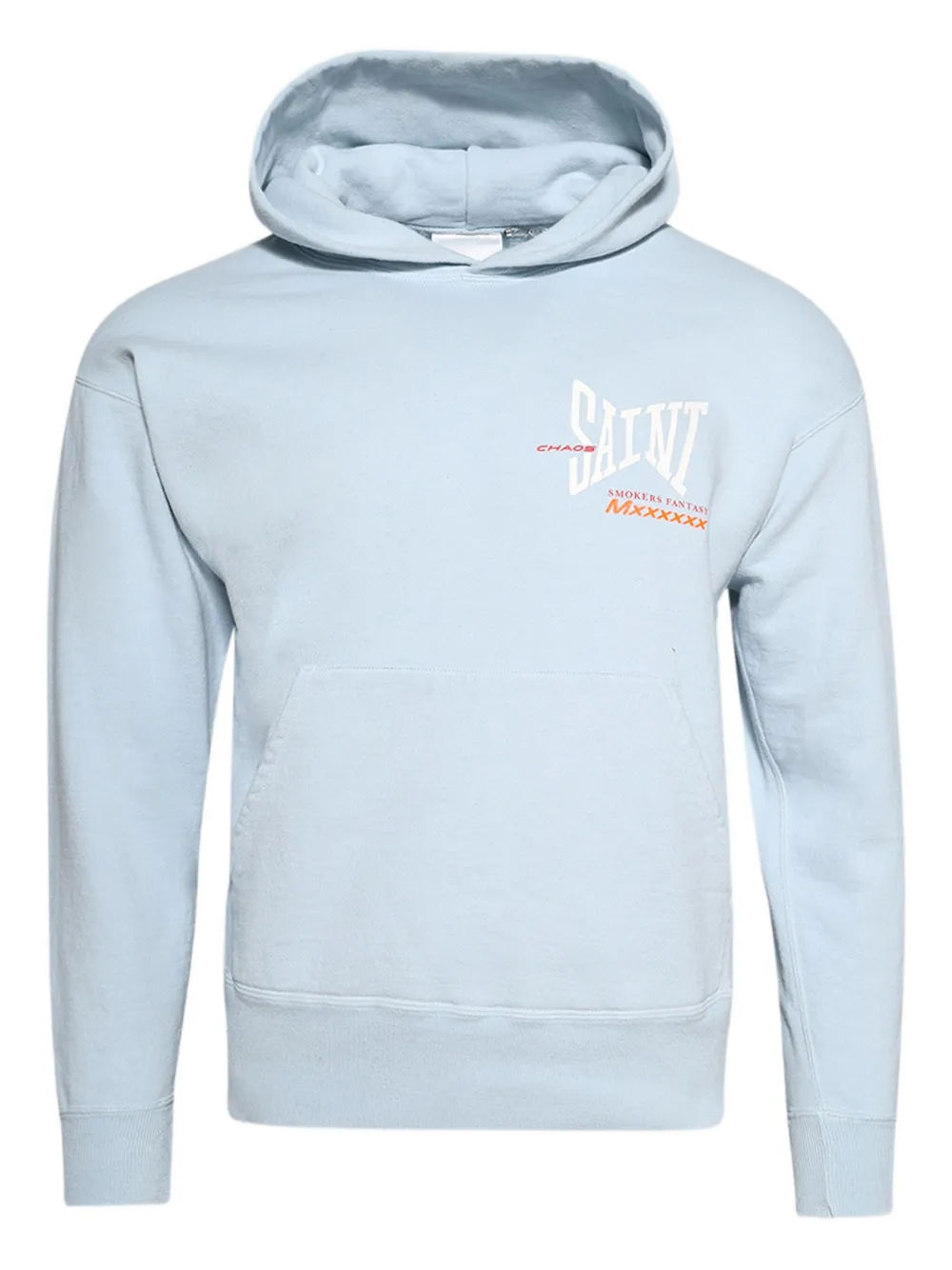SAINT MXXXXXX Felpa con cappuccio e logo | blu | Image 1